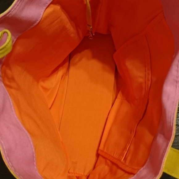 FLAVIA PEACHES & POMEGRANATES 2006 BATH & BEAUTY TOTE BAG NWT - Picture 7 of 10